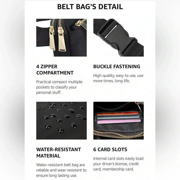 ZORFIN WOMENS BELT/CROSSBODY BAG IN BLUE - Picture 7 of 16